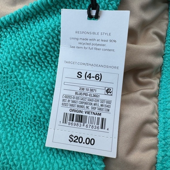 NWT Small 2 piece size 4-6 bathing suit with removable pads - Picture 9 of 9